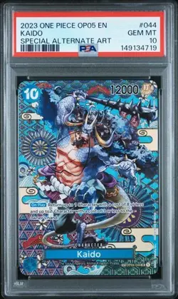 ONE PIECE KAIDO 2023 OP05-AWAKENING OF THE NEW ERA #044 SPECIAL ALT ART PSA 10 - Image 1