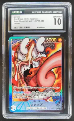 2025 ONE PIECE JP USOPP LEADER OP10-042 CGC 10 PT - Image 1