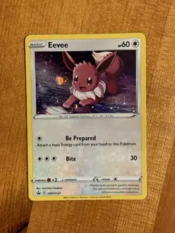 Eevee SWSH127, NM, Holo, Sword & Shield Promo, Eeveelution, Pokemon TCG Cards - Image 1