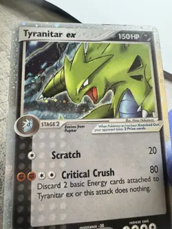 Pokemon TCG Tyranitar EX 17/17 Pop Series 1 Ultra Rare Holo Card #17/17 - Image 3