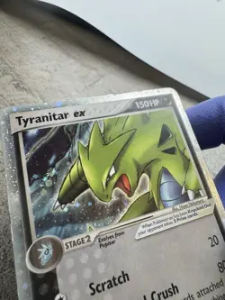 Pokemon TCG Tyranitar EX 17/17 Pop Series 1 Ultra Rare Holo Card #17/17 - Image 4