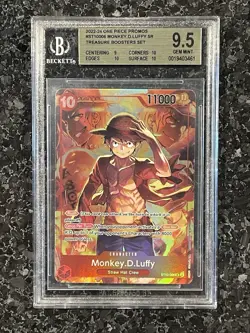 Monkey.D.Luffy (Treasure Booster Set) ST10-006 One Piece Promotion Cards BGS 9.5 - Image 1