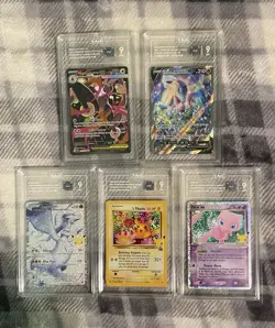 (5) Pokemon TAG 9 Graded Card Lot / Celebrations / Alt Art / Birthday Pikachu - Image 1
