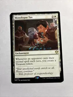 Monologue Tax - Commander: Secrets of Strixhaven MTG Plus Bonus Card!!! - Image 1