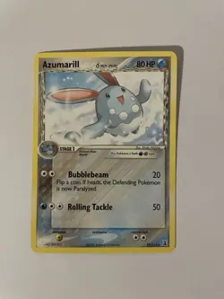 Pokemon Card Azumarill (Delta Species) 19/113 Delta Species Regular 2005 TCG R3A - Image 1