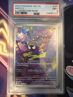 Gastly #177/162 Temporal Forces PSA 9 Pokemon Card - Image 1