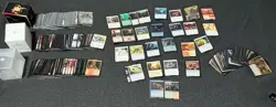 Magic the Gathering Collection Lot | 400+ MTG Cards, Sleeved Commander Decks - Image 1