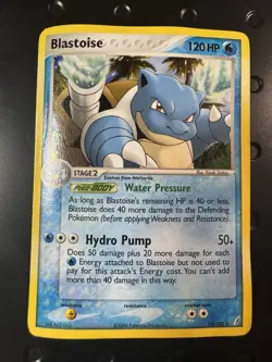 Blastoise 14/100 Crystal Guardians Rare - MP Pokemon Card - Image 1
