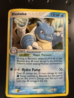 Blastoise 14/100 Crystal Guardians Rare - MP Pokemon Card - Image 2