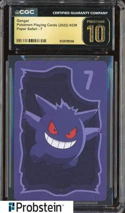 2022 Pokemon Playing Cards Korean Paper Safari Gengar CGC 10 PRISTINE - Image 1