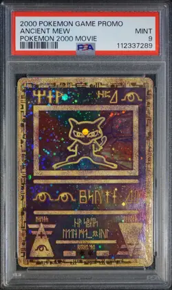 Pokemon Ancient Mew 2000 PSA 9 MINT Game Movie Promo Pokemon Card - Image 1