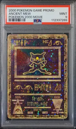 Pokemon Ancient Mew 2000 PSA 9 MINT Game Movie Promo Pokemon Card - Image 3