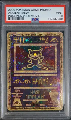Pokemon Ancient Mew 2000 PSA 9 MINT Game Movie Promo Pokemon Card - Image 4