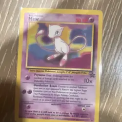 Pokemon TCG Mew Promo 08/53 Wotc Set 50 HP Regular English Vintage Card - Image 1