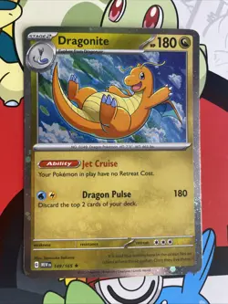 WHOLE SWIRL🌀💫 NM Dragonite 149/165 Cosmos Promo 151 Sams Pokemon Card - Image 1