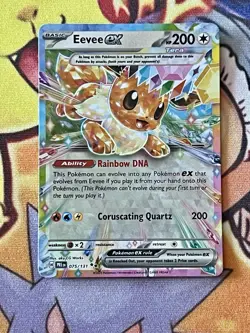 Pokemon Eevee TCG EX Prismatic Evolutions Double Rare Holo Card 075/131 S&V - Image 1