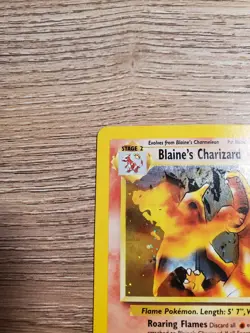 Pokemon Blaine's Charizard Gym Challenge Holo Card 2/132 NM-LP SWIRL - Image 3