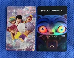 SAJA BOYS Whole Band McDonald’s K-pop Demon Hunters RARE Holographic & Code Card - Image 1