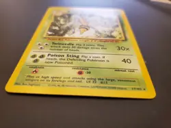 Beedrill - 17/102 - Pokemon Base Set Unlimited Rare Card WOTC LP - Image 2