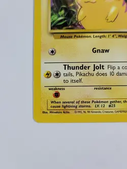 Pokemon Card Pikachu 058/102 Base Set Regular US - Image 5