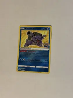 Pokemon TCG Radiant Blastoise Holo Card 018/078 - Image 1