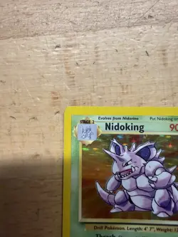 Pokemon TCG Nidoking Base Set 11/102 Holo Vintage Card - MP/LP - Image 4