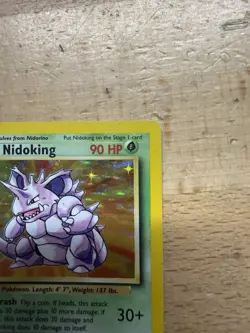 Pokemon TCG Nidoking Base Set 11/102 Holo Vintage Card - MP/LP - Image 5