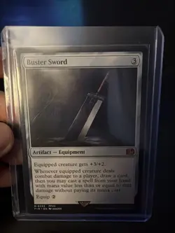 Magic the Gathering-Buster Sword Final Fantasy Mythic Non Foil - Image 1