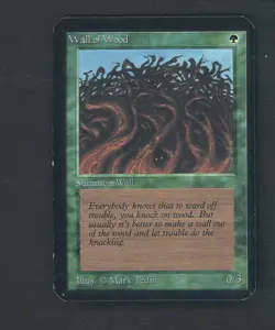 1993 MTG Magic The Gathering Alpha Wall of Wood - Image 1