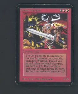 1993 MTG Magic The Gathering Alpha Keldon Warlord - Image 1