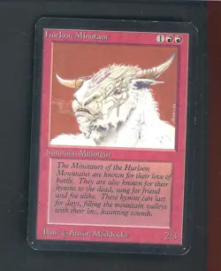 1993 MTG Magic The Gathering Alpha Hurloon Minotaur - Image 1