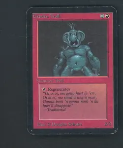 1993 MTG Magic The Gathering Alpha Uthden Troll - Image 1