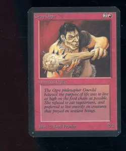 1993 MTG Magic The Gathering Alpha Gray Ogre - Image 1