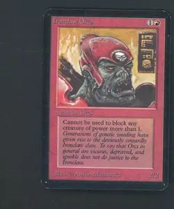 Auction #1 1993 MTG Magic The Gathering Alpha Ironclaw Orcs - Image 1