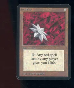 1993 MTG Magic The Gathering Alpha Iron Star - Image 1