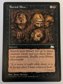 Buried Alive Weatherlight - MTG VINTAGE - Image 1