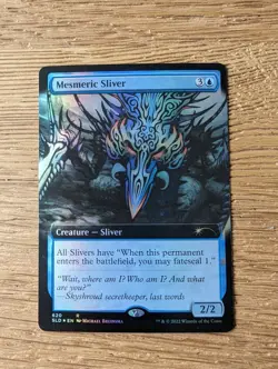 Foil Mesmeric Sliver MTG Borderless MTG - Image 1