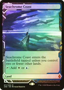 Seachrome Coast FOIL EXPEDITION - 011/030 - Mythic - Zendikar Rising ZNE MTG - Image 1