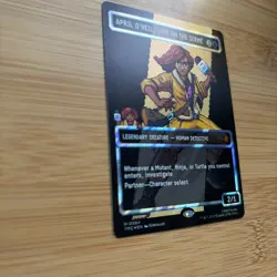 April O'Neil, Live on the Scene NM 0084 Pixel Surge Foil MTG TMNT Unplayed Magic - Image 2