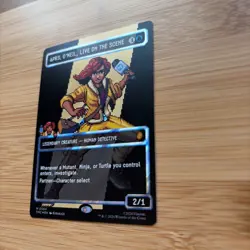 April O'Neil, Live on the Scene NM 0084 Pixel Surge Foil MTG TMNT Unplayed Magic - Image 3