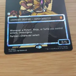 April O'Neil, Live on the Scene NM 0084 Pixel Surge Foil MTG TMNT Unplayed Magic - Image 4