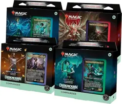 Magic the Gathering Duskmourn Commander Deck Set All 4 - Sealed Case - Image 1