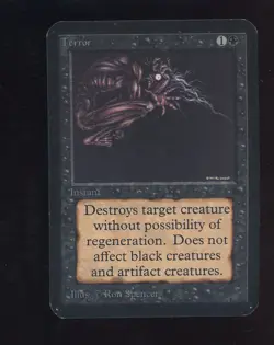 Auction #1 1993 MTG Magic The Gathering Alpha Terror - Image 1