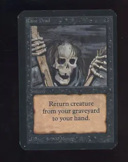 1993 MTG Magic The Gathering Alpha Raise Dead - Image 1