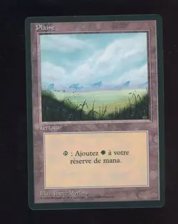 1994 MTG Magic The Gathering French FBB Revised Plains - Image 1