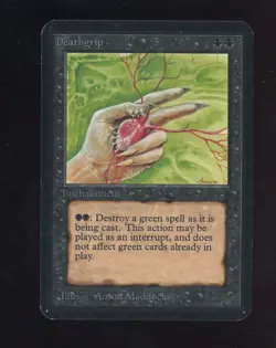 1993 MTG Magic The Gathering Alpha Deathgrip - Image 1