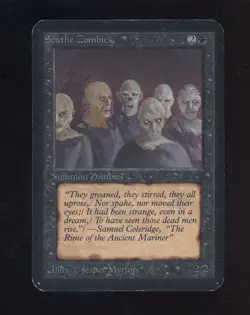 1993 MTG Magic The Gathering Alpha Scathe Zombies - Image 1