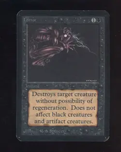 Auction #2 1993 MTG Magic The Gathering Alpha Terror - Image 1