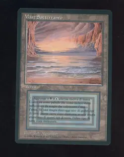 1994 MTG Magic The Gathering Italian FBB Revised Underground Sea - Image 1