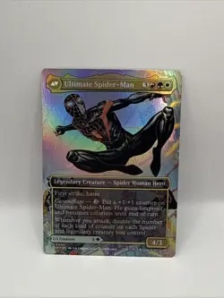 Miles Morales Ultimate Spider-Man Foil Borderless M 0200 Nm Spider-man MTG - Image 2